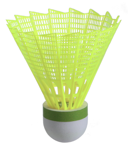 Shuttlecock plastic