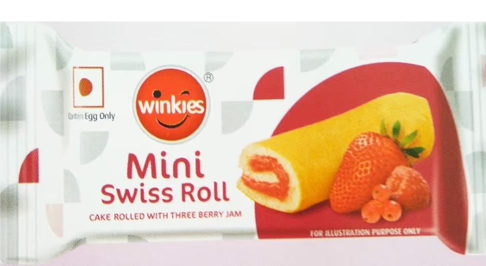 WINKIES MINI SWISS ROLL - BERRY JAM