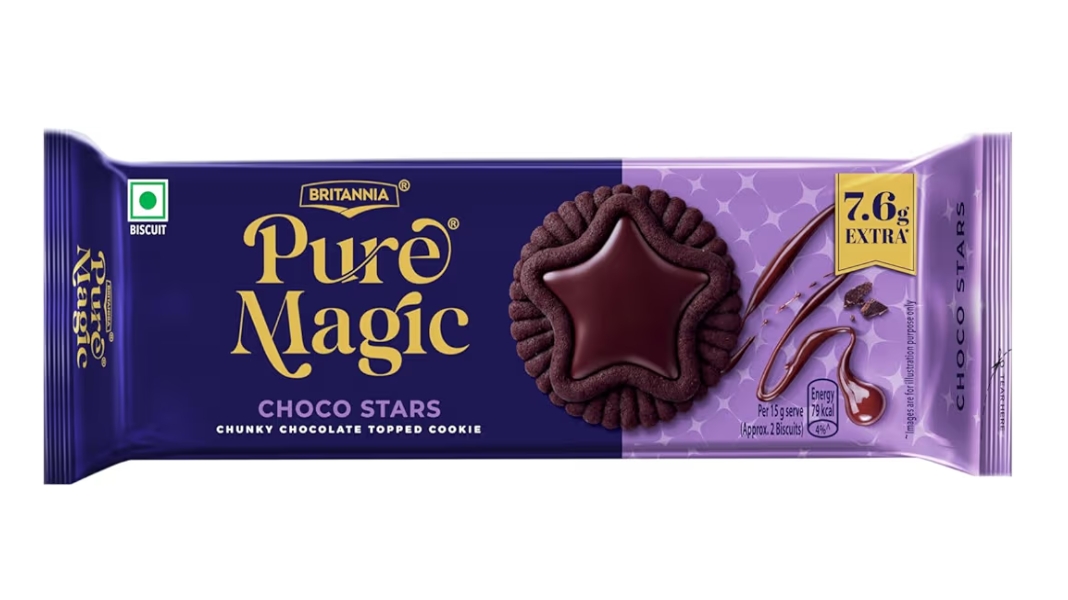 Britannia Pure Magic Choco Stars Chocolate Cookie