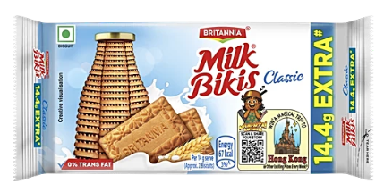 Britannia Milk Bikis Classic Biscuits 114.4 g