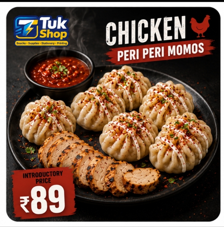 Chicken Peri Peri Momos