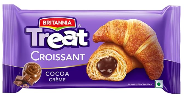 Britannia Croissant with Cocoa Crème Filling - 45g