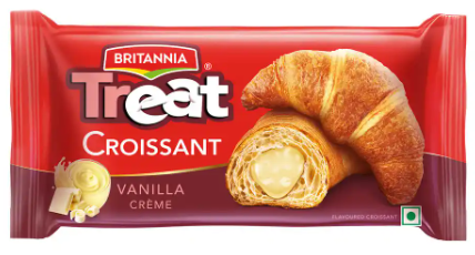 Britannia Croissant with Vanilla Creme Filling - 45g